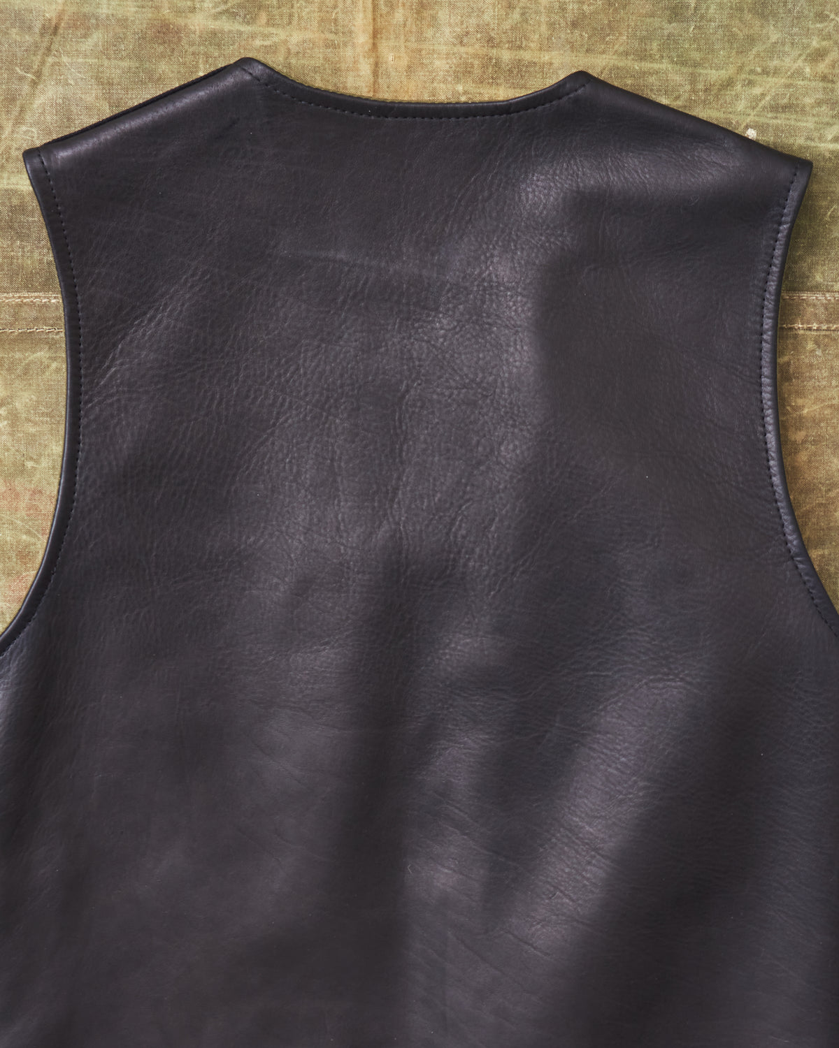 Second Hand Simmons Bilt Horsehide Black Vest 42