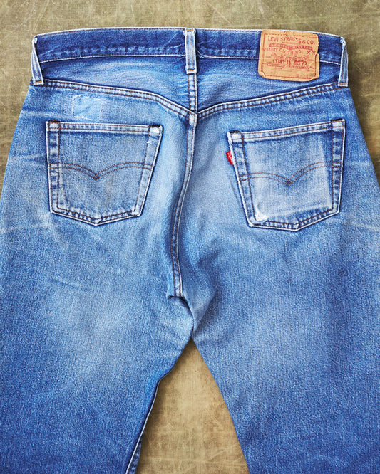 Vintage Original Late 1970's / Early 1980's Levi's 501 Red Line Selvedge Jeans W 34