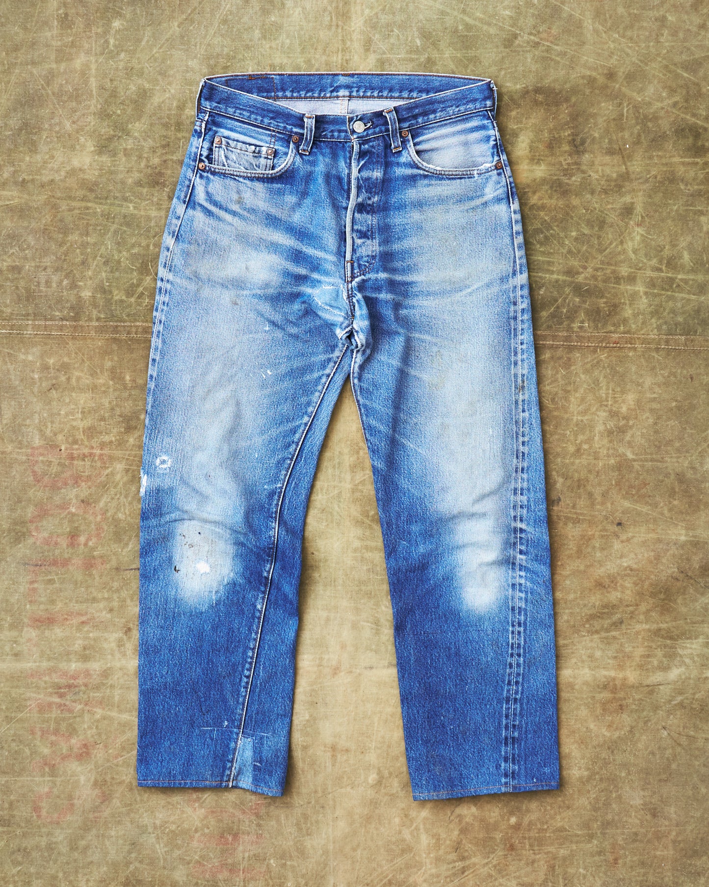 Vintage Original Late 1970's / Early 1980's Levi's 501 Red Line Selvedge Jeans W 34