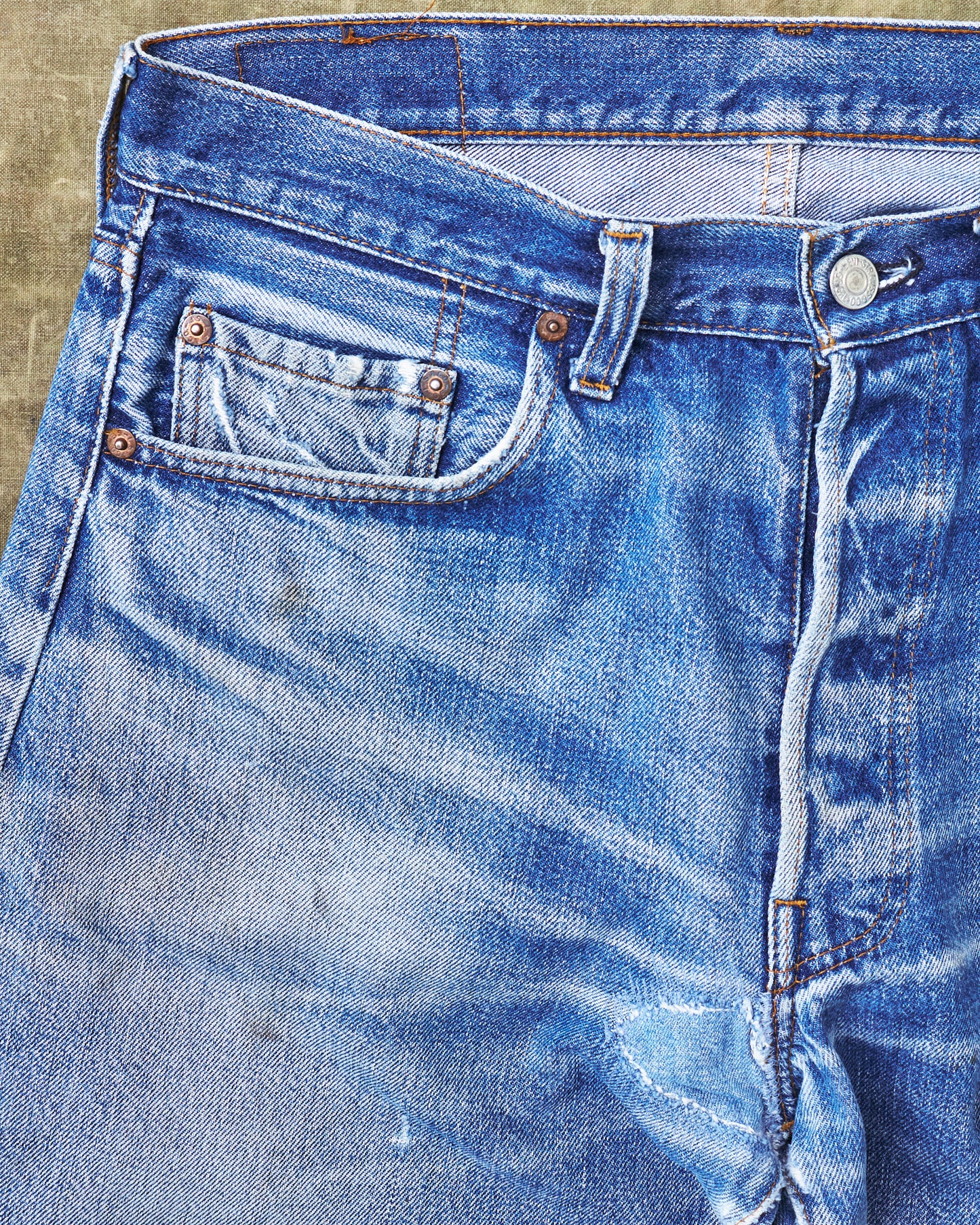 Vintage Original Late 1970's / Early 1980's Levi's 501 Red Line Selvedge Jeans W 34