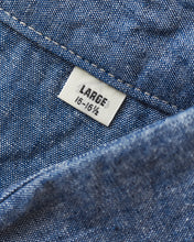 Sugar Cane & Co. Blue Chambray Work Shirt SC27850