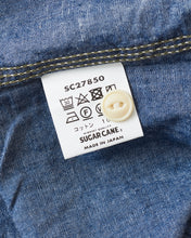 Sugar Cane & Co. Blue Chambray Work Shirt SC27850