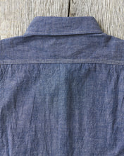 Sugar Cane & Co. Blue Chambray Work Shirt SC27850