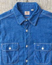 Sugar Cane & Co. Vat Dye Chambray Work Shirt SC25513