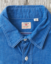 Sugar Cane & Co. Vat Dye Chambray Work Shirt SC25513