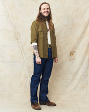 Indigofera Delray Shirt Linen Canvas Military Olive