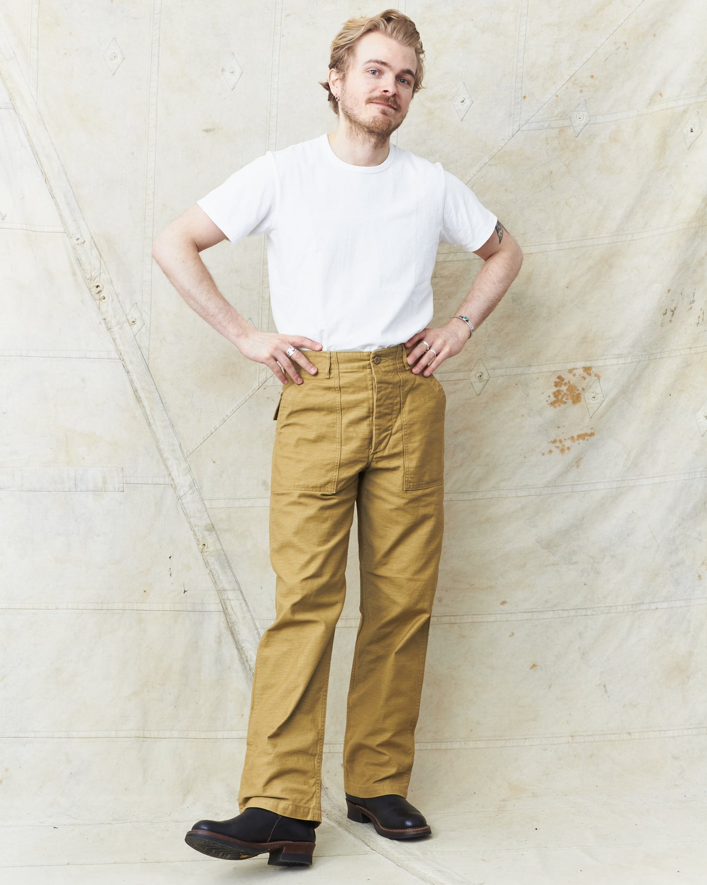 OrSlow 5002 Fatigue Pants Khaki