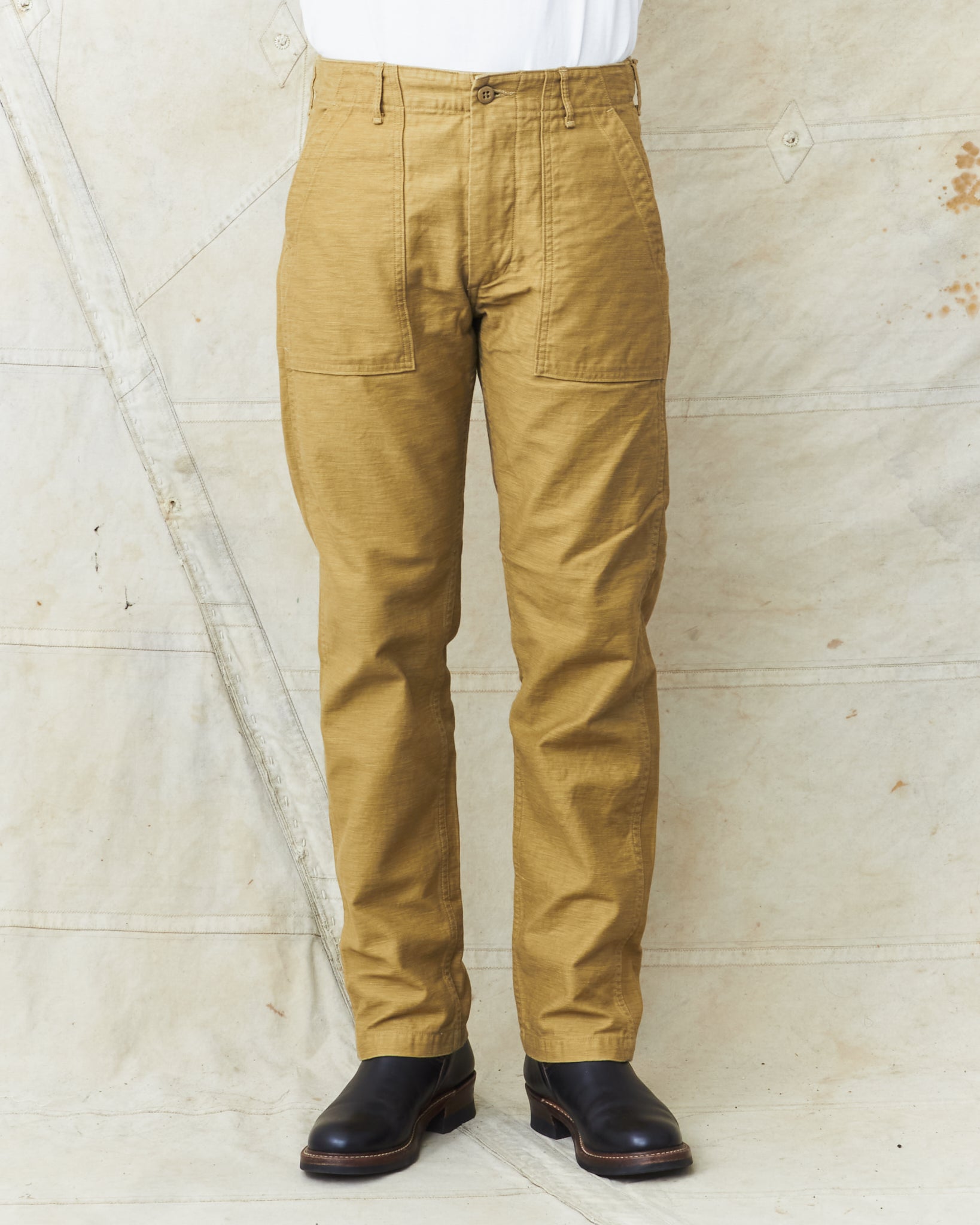 OrSlow 5032 Slim Fatigue Pants Khaki – Second Sunrise