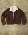 Vintage Levi's Corduroy  Sherpa Trucker Jacket Brown Medium