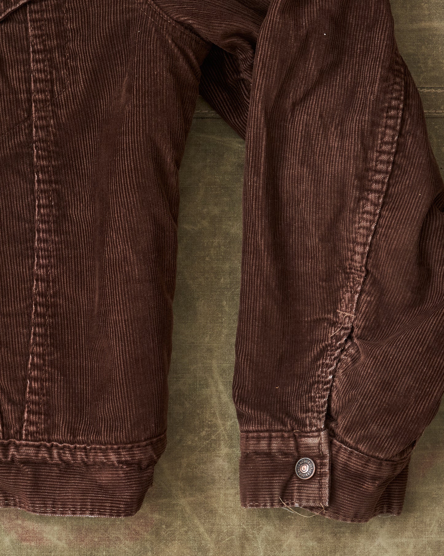 Vintage Levi's Corduroy  Sherpa Trucker Jacket Brown Medium