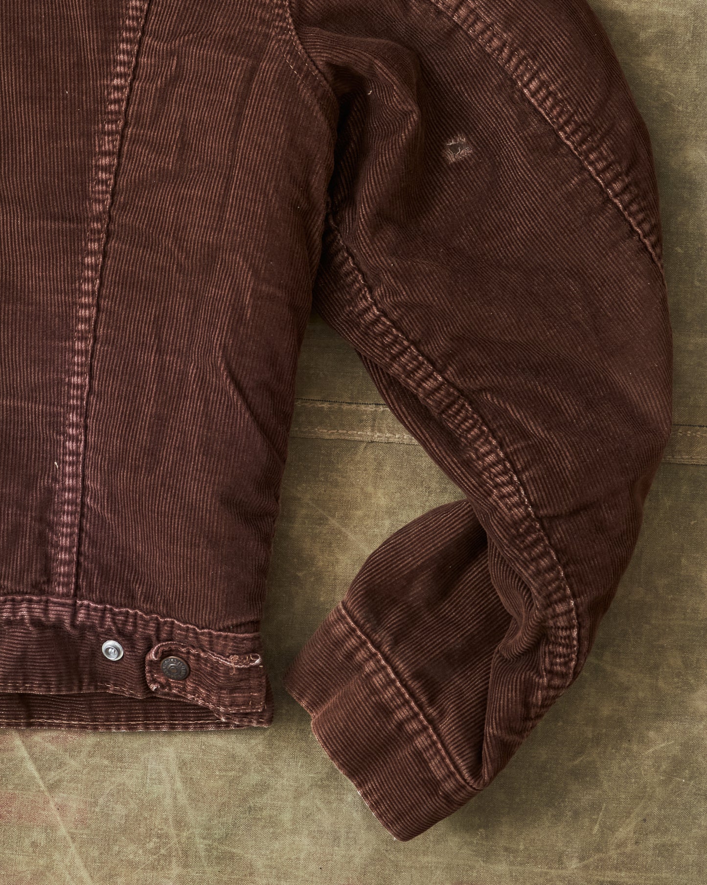 Vintage Levi's Corduroy  Sherpa Trucker Jacket Brown Medium