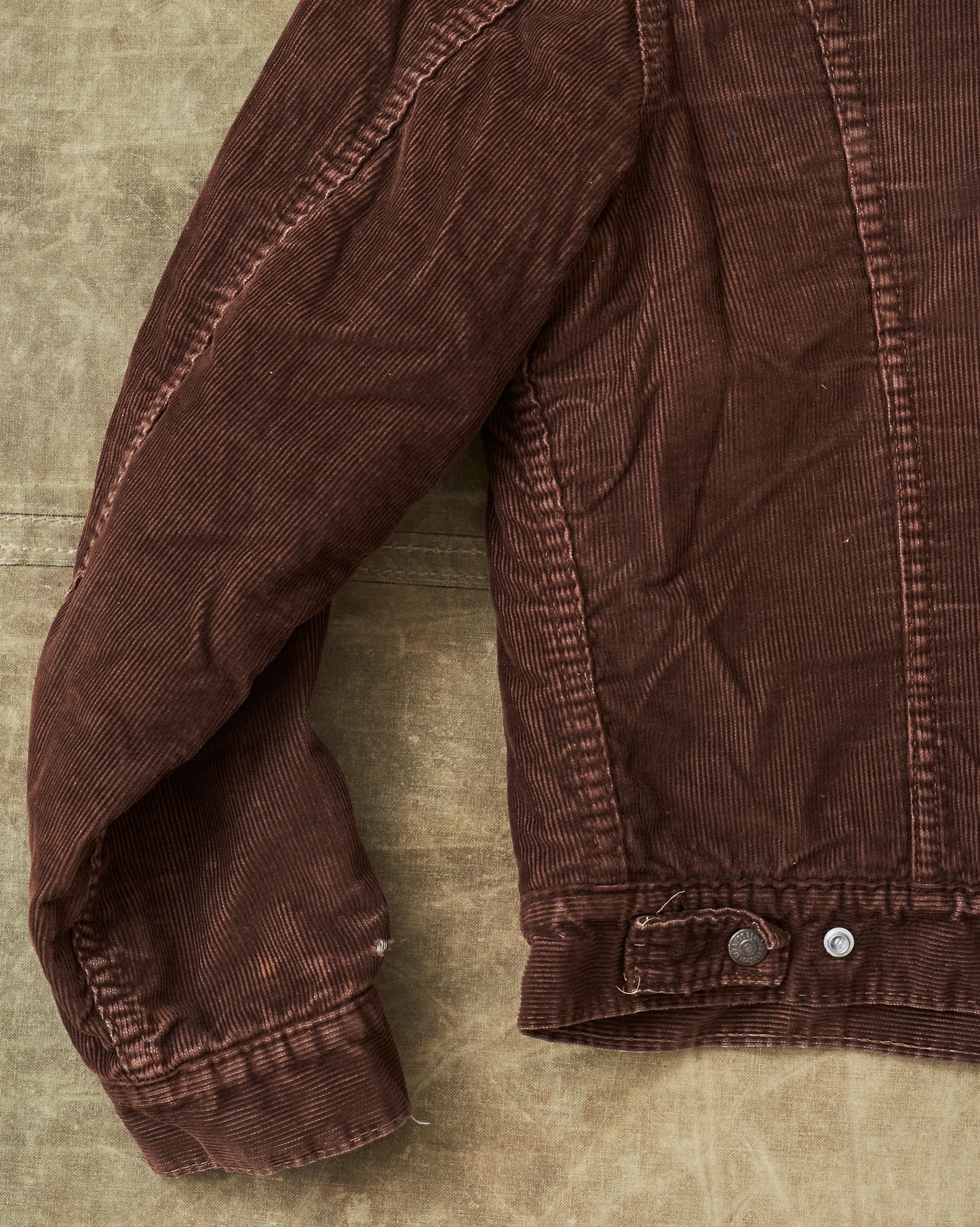 Vintage Levi's Corduroy  Sherpa Trucker Jacket Brown Medium