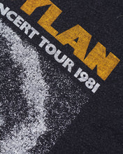 Vintage Bob Dylan European Concert Tour 1981 T-Shirt