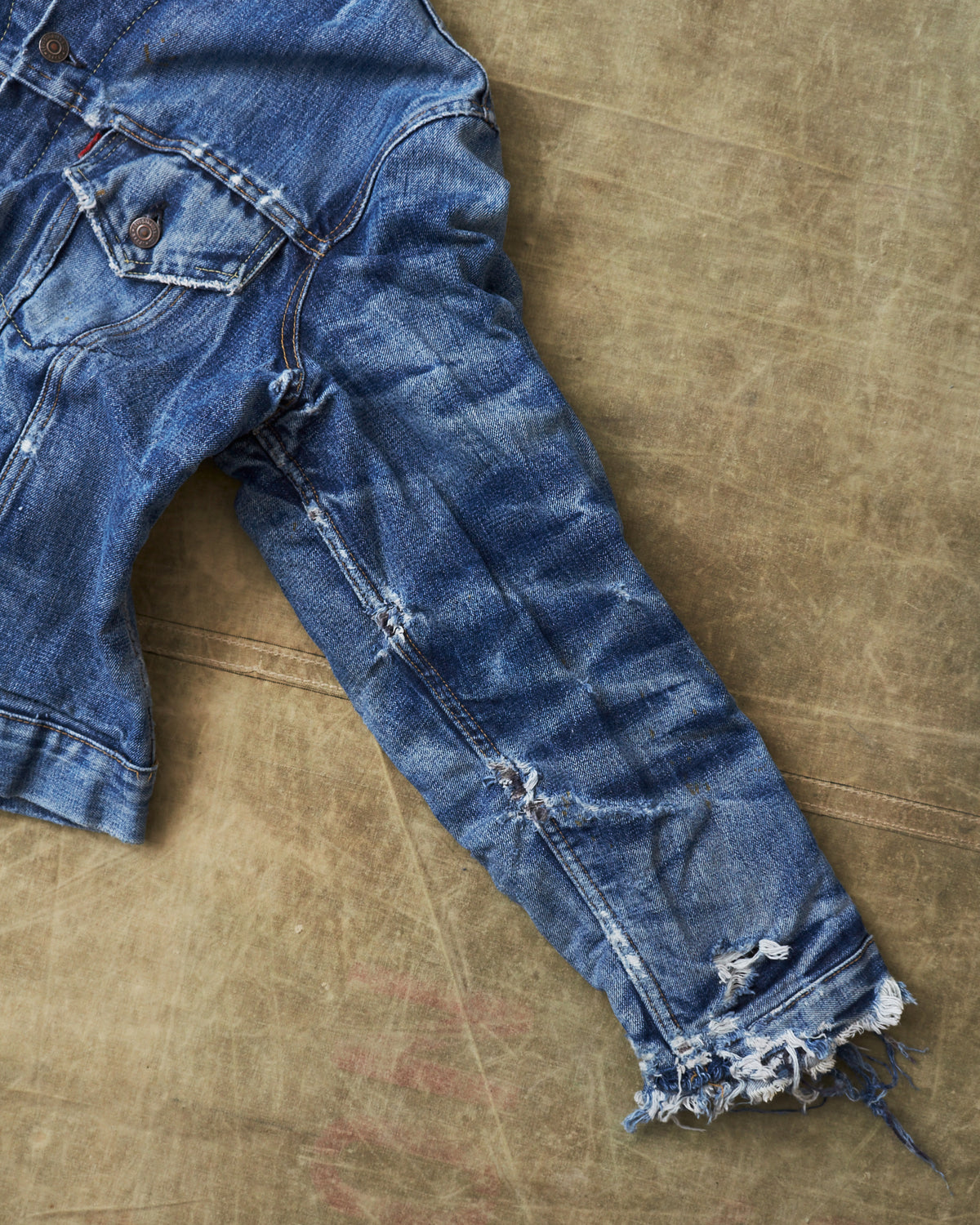 Vintage 1960's Levi's 70505 Big E Blanket Lined Denim Jacket