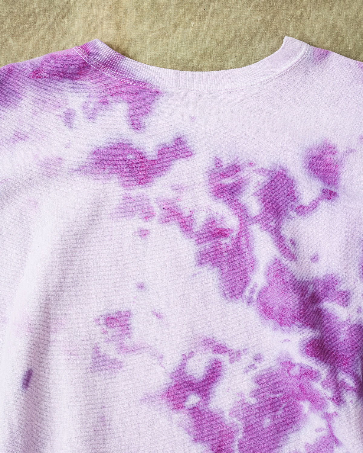 Vintage 90's Champion Reverse Weave Graham Steers Sweatshirt Tie Dye Purple XL