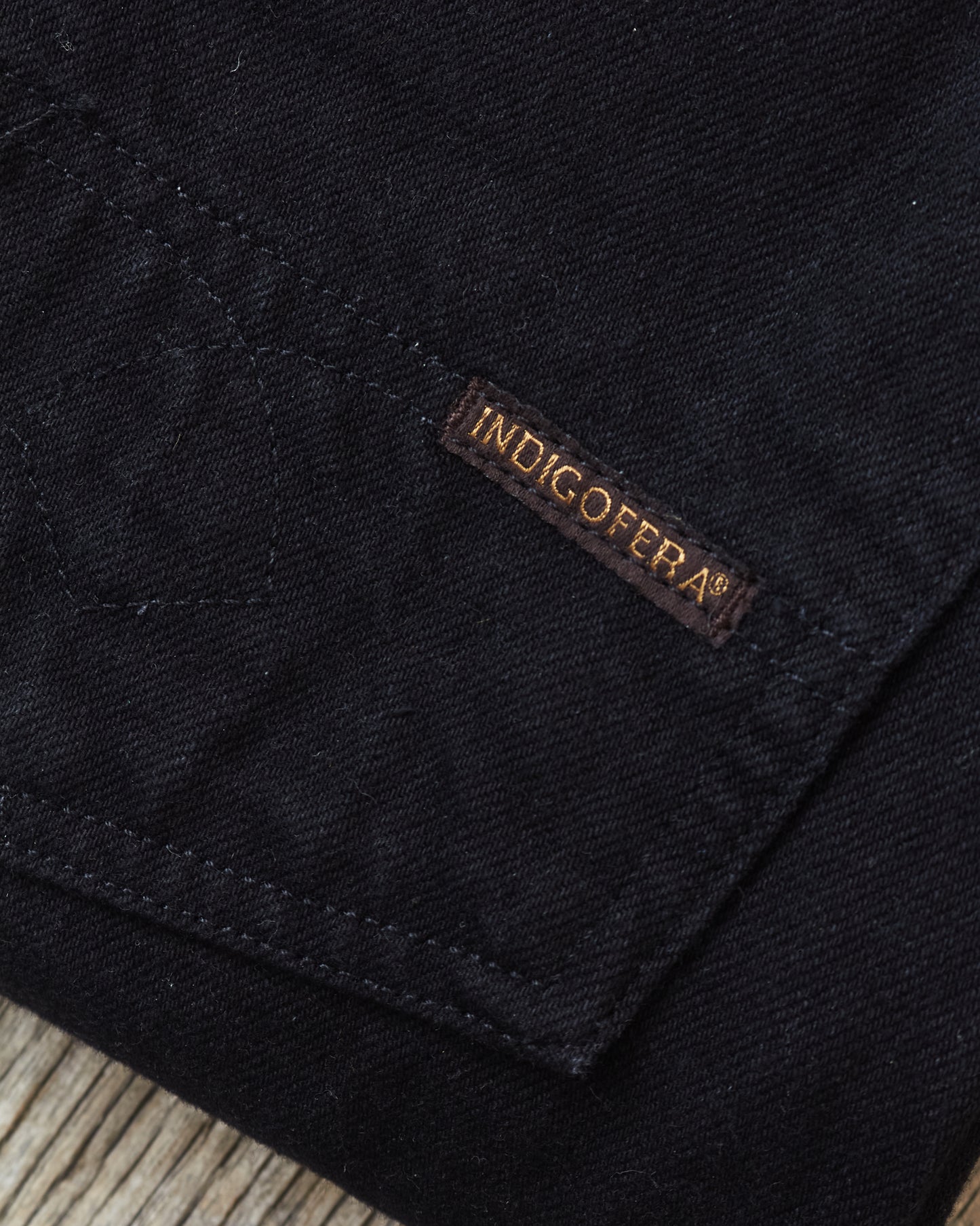 Indigofera Kain Jeans Gunpowder Rinsed
