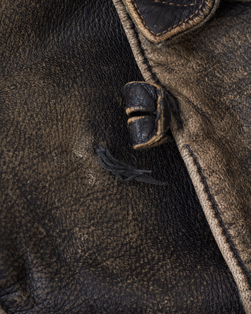 Vintage Swedish Army Dispatch Riders Leather Jacket