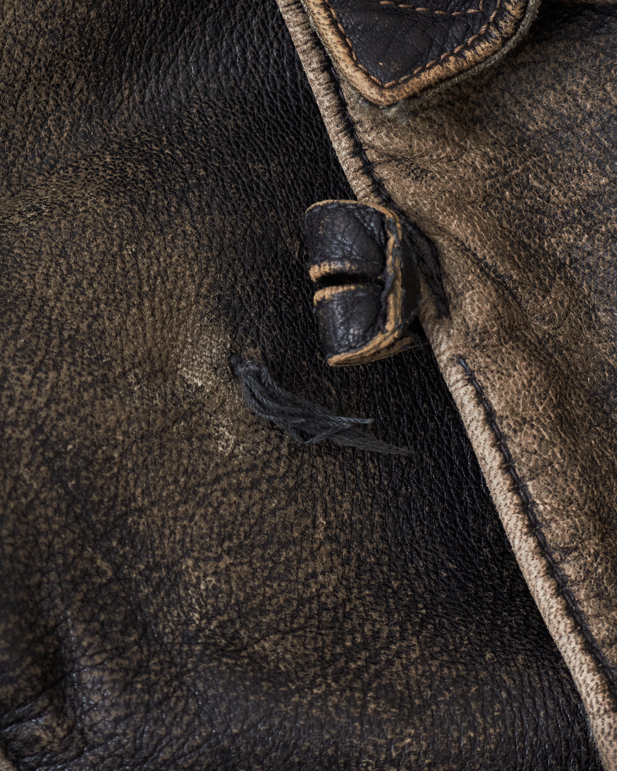 Vintage Swedish Army Dispatch Riders Leather Jacket 