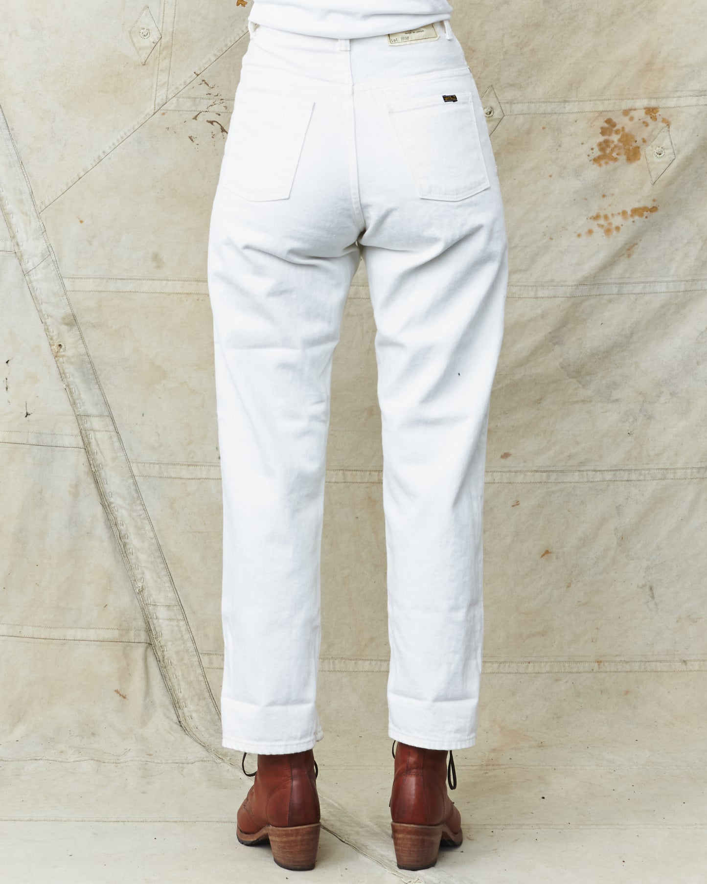 OrSlow Women's Jasmine Curved Seam Jeans White