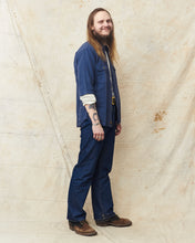 Indigofera Delray Shirt Linen Canvas Mood Indigo