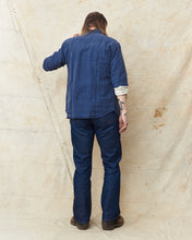 Indigofera Delray Shirt Linen Canvas Mood Indigo