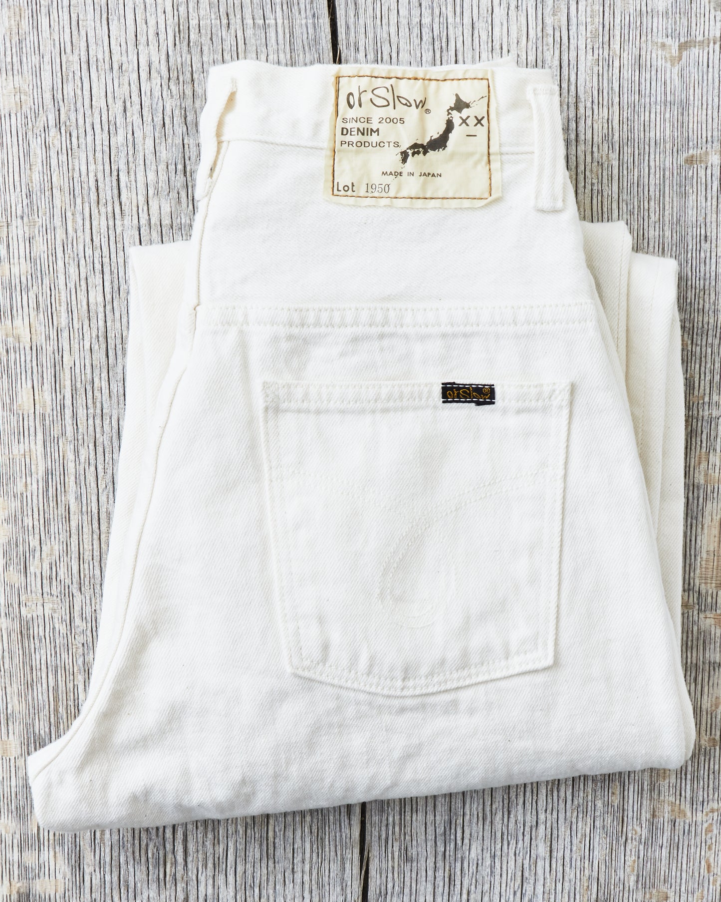 OrSlow Women's Jasmine Curved Seam Jeans White