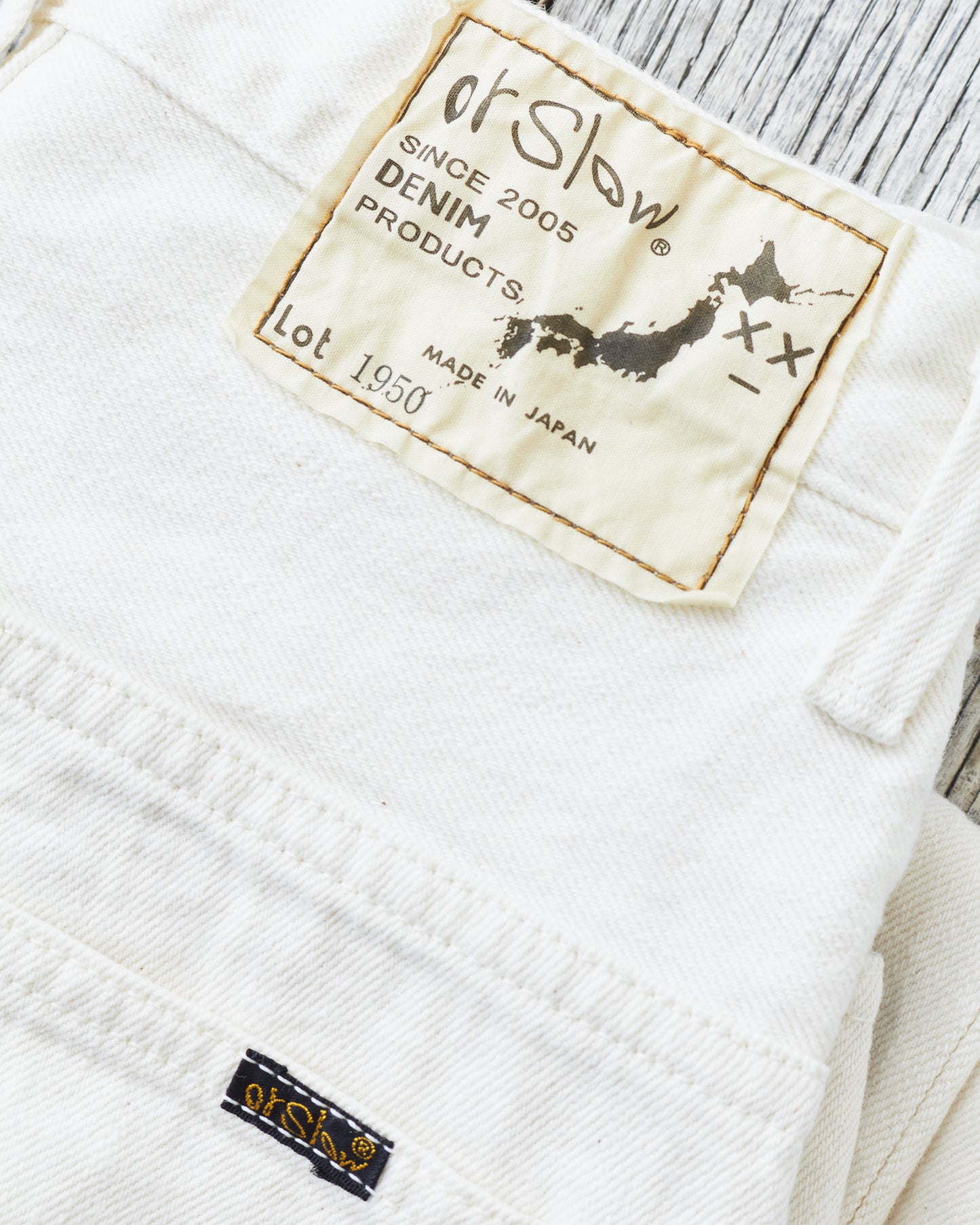 OrSlow Women's Jasmine Curved Seam Jeans White