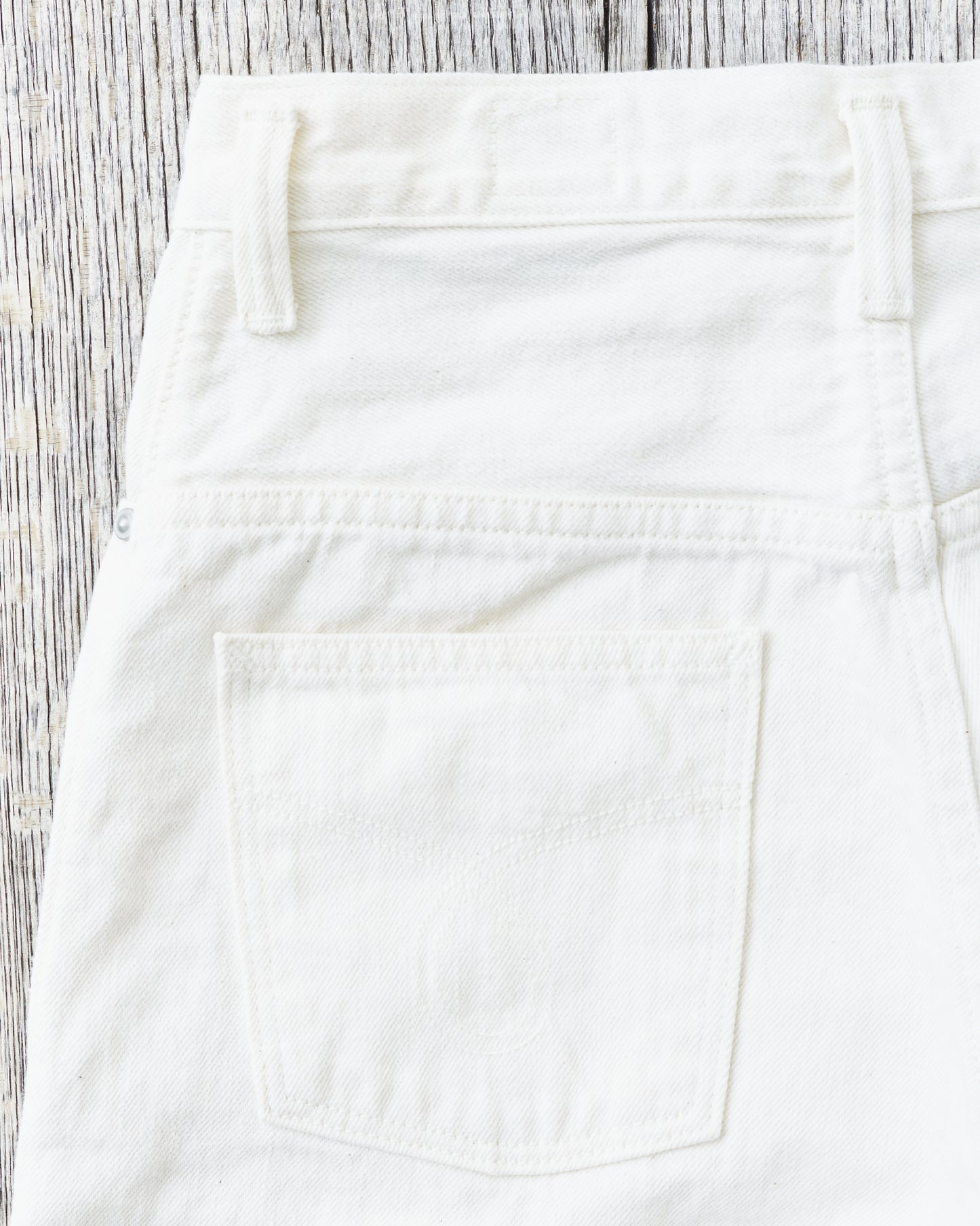 OrSlow Women's Jasmine Curved Seam Jeans White