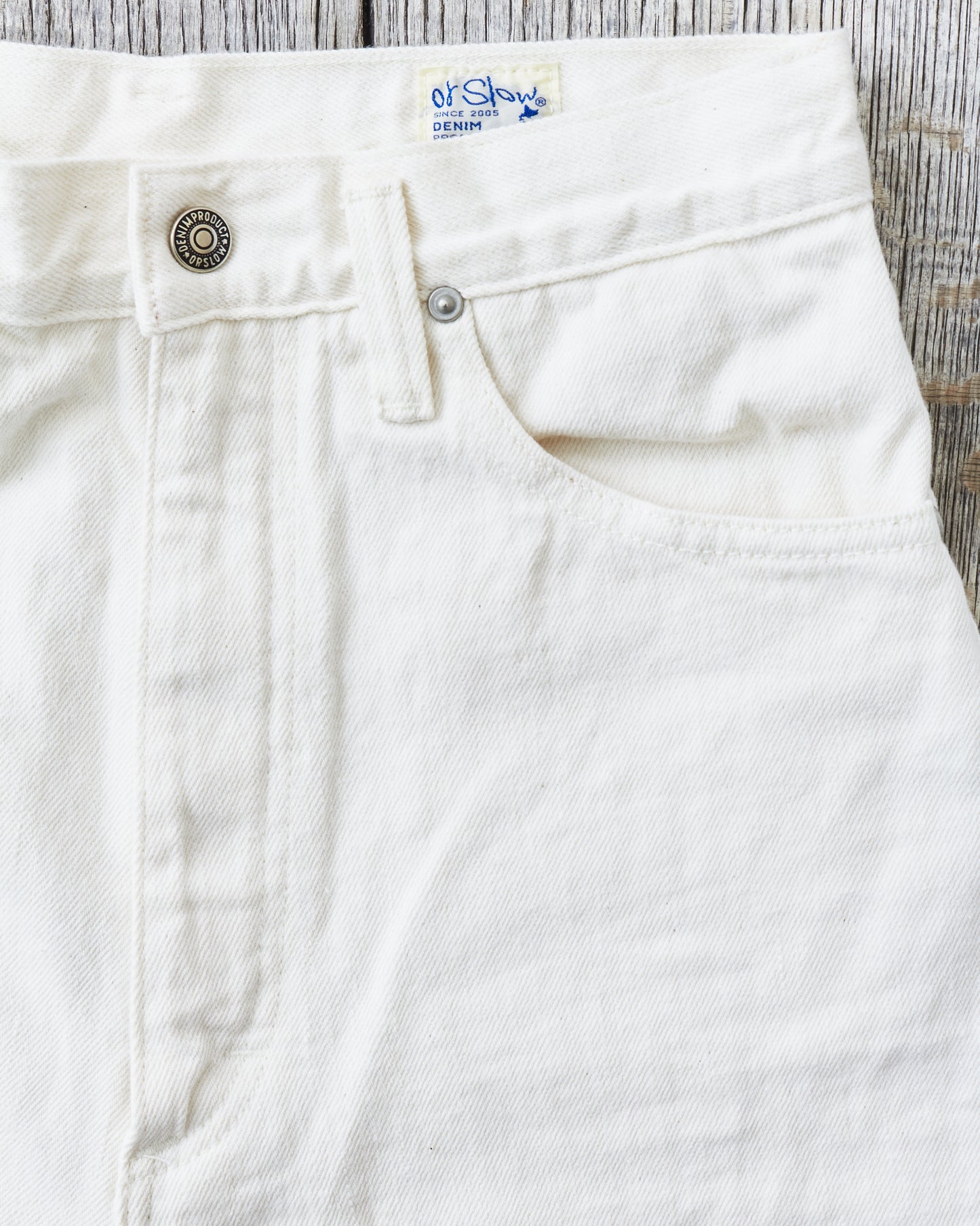 OrSlow Women's Jasmine Curved Seam Jeans White