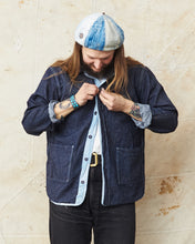 Tender 464 Webbing Fly Shirt Saddened Wattle Dyed 10oz Cross Weave Denim