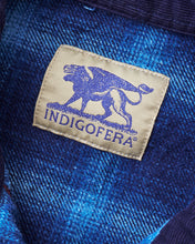 Second Hand Indigofera Dawson Shirt Japanese Selvage Flannel Indigo Check Size L