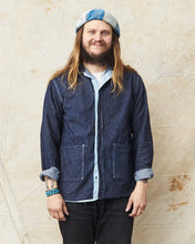 Tender 464 Webbing Fly Shirt Saddened Wattle Dyed 10oz Cross Weave Denim