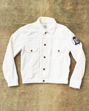 Second Hand Wrangler Blue Bell Embroidered White Denim Jacket