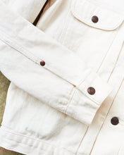 Second Hand Wrangler Blue Bell Embroidered White Denim Jacket