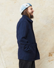 Jernvirke Highwind Felted Wool Jacket Navy