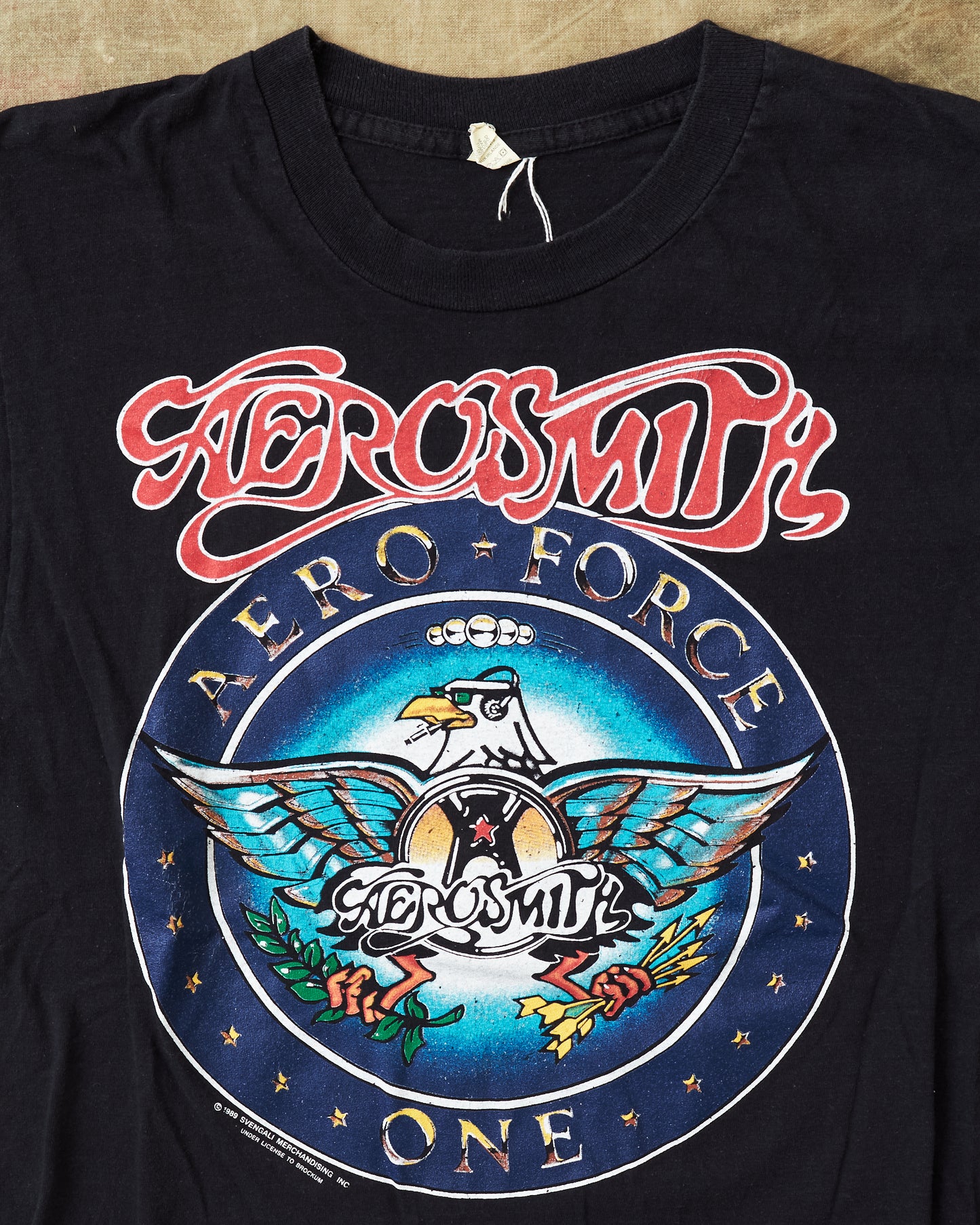 Vintage Aerosmith European Concert Tour 1989 T-Shirt