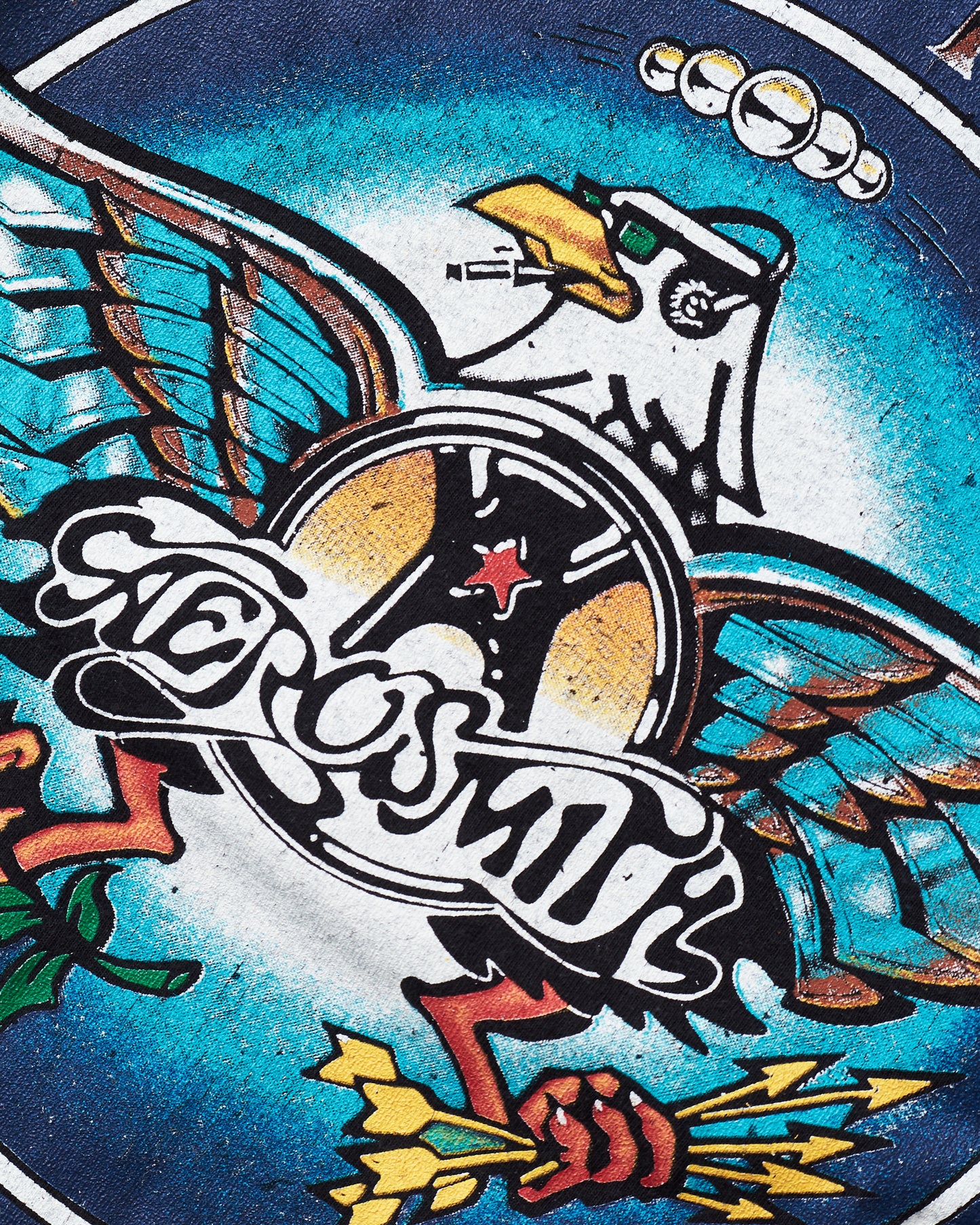 Vintage Aerosmith European Concert Tour 1989 T-Shirt