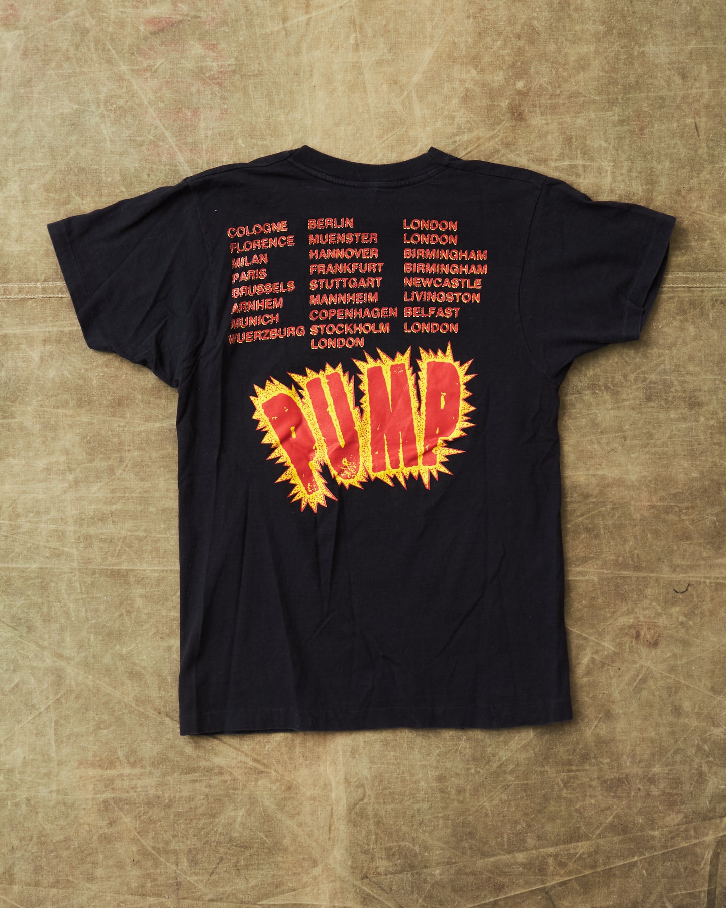 Vintage Aerosmith European Concert Tour 1989 T-Shirt