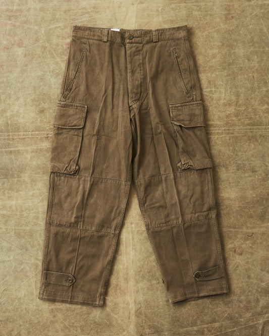 Vintage French Army M-47 HBT Twill Cargo Pants