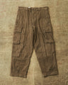 Vintage French Army M-47 HBT Twill Cargo Pants