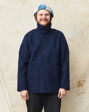 Jernvirke Highwind Felted Wool Jacket Navy