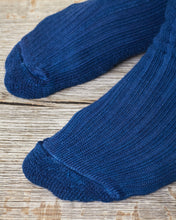 Tender Rib Socks Wool Yarn Achilles' Heel Indigo Dyed