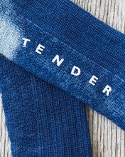 Tender Rib Socks Wool Yarn Achilles' Heel Indigo Dyed