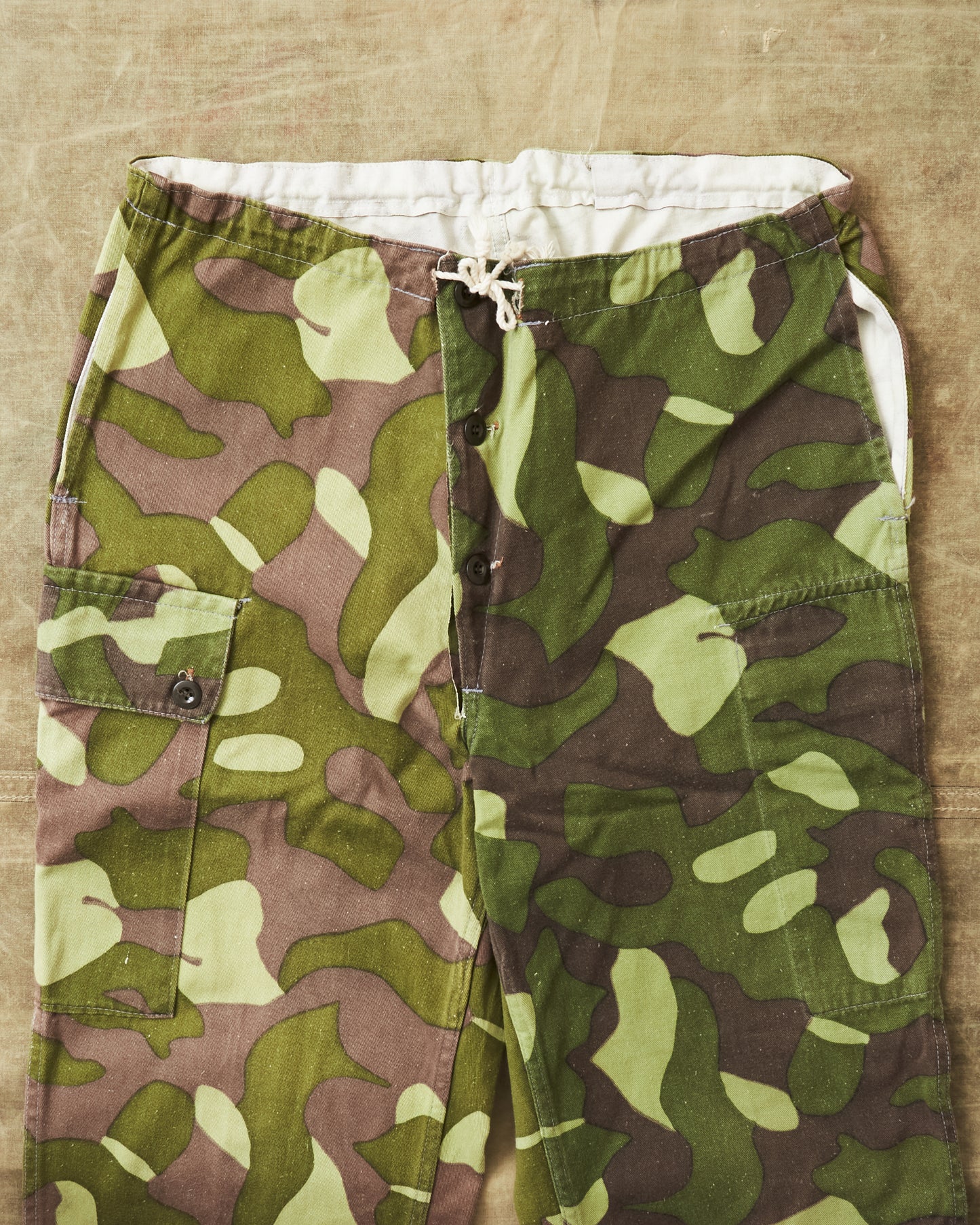 Vintage Finnish Army M64 Camo Pants Size 48 EU