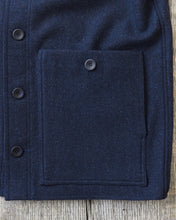 Jernvirke Highwind Felted Wool Jacket Navy