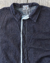 Tender 464 Webbing Fly Shirt Saddened Wattle Dyed 10oz Cross Weave Denim