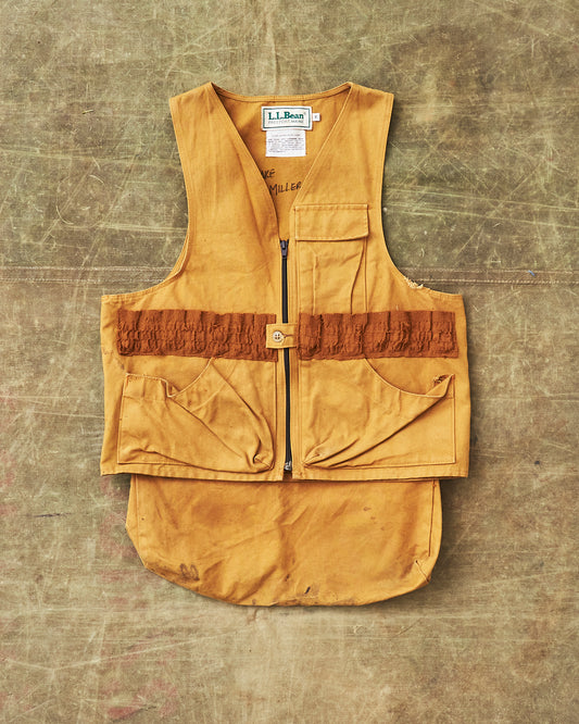 Vintage L.L.Bean 80's Hunting Vest Duck Canvas Size M