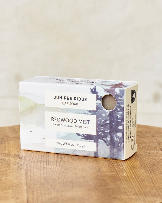 Juniper Ridge Organic Bar Soap Redwood Mist 4oz