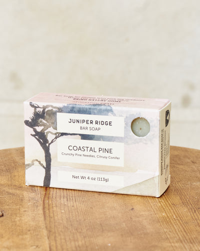 Juniper Ridge Organic Bar Soap Coastal Pine 4oz