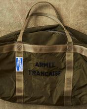 Vintage 1980's French Army Parachute Nylon Duffle Bag